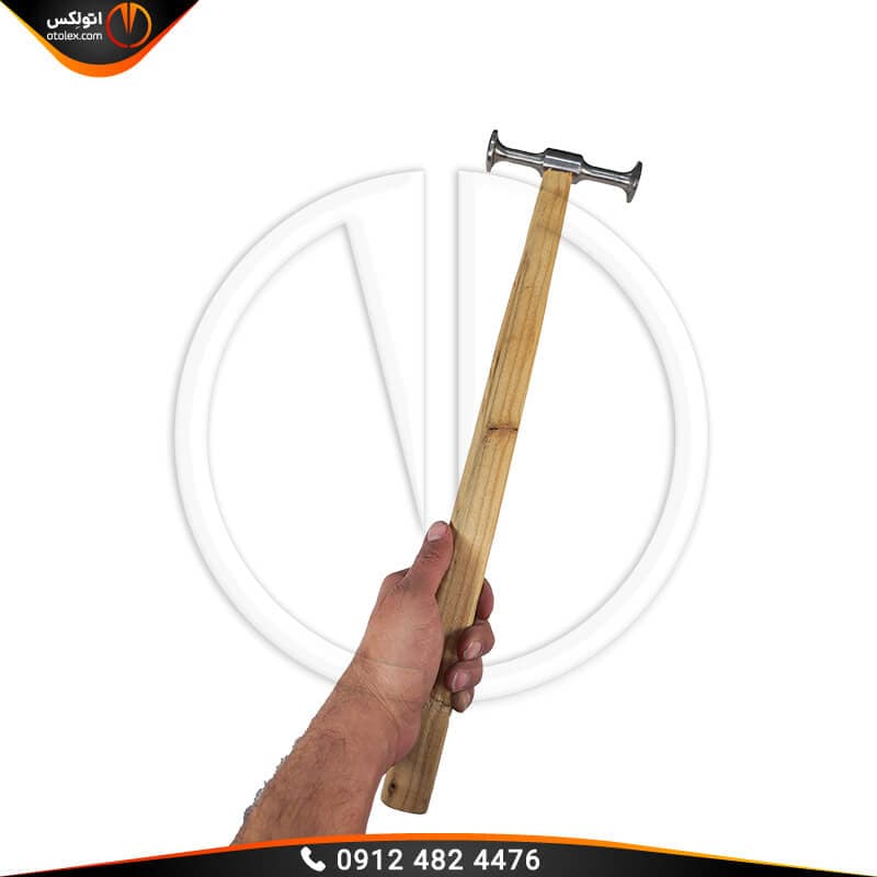 چکش فولادی صافکاری یک سر گرد یک سر مربعی — تصویر ۳
