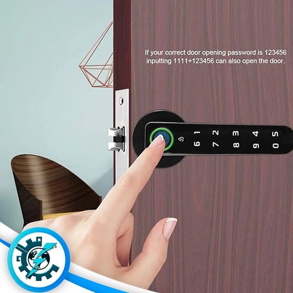 دستگیره هوشمند هوم لاک مخصوص اتاق خواب Homelock HLG-B120 — تصویر ۳