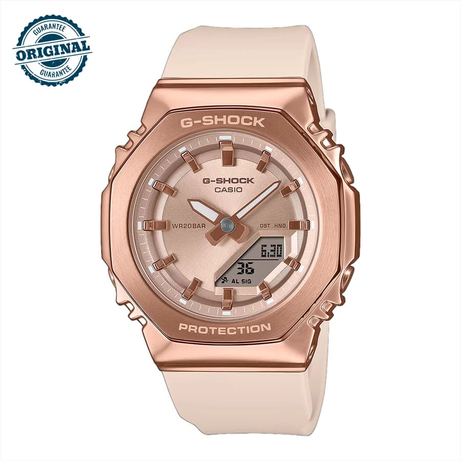 ساعت مچی زنانه جی شاک G-SHOCK کاسیو مدل GM-S2110PG-4A