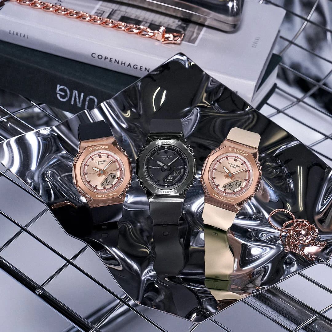 ساعت مچی زنانه جی شاک G-SHOCK کاسیو مدل GM-S2110PG-4A — تصویر ۷