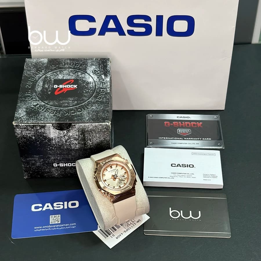 ساعت مچی زنانه جی شاک G-SHOCK کاسیو مدل GM-S2110PG-4A — تصویر ۴