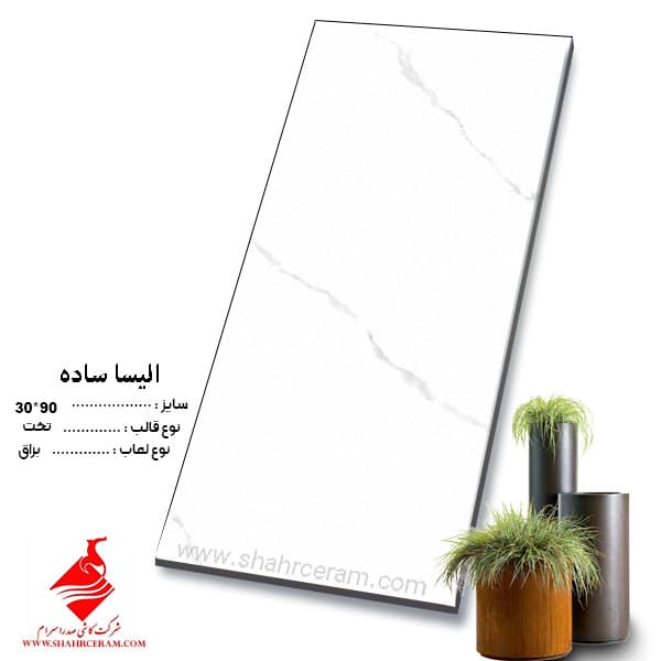 کاشی الیسا دکور 6ضلعی 90*30 صدرا سرام — تصویر ۳