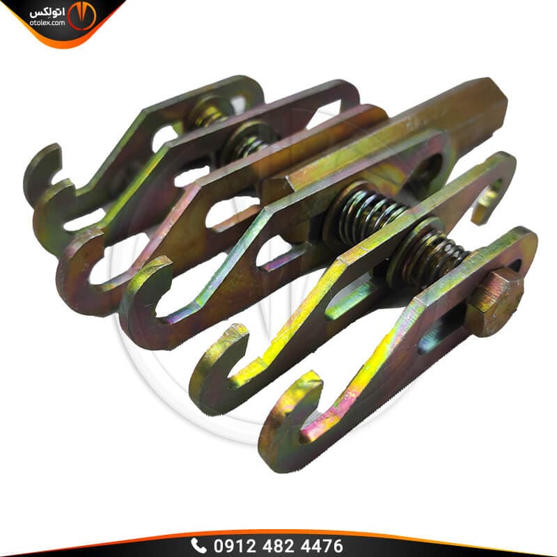 چنگک صافکاری طلایی فولادی دو طرفه مدل Rake-nz1 — تصویر ۳