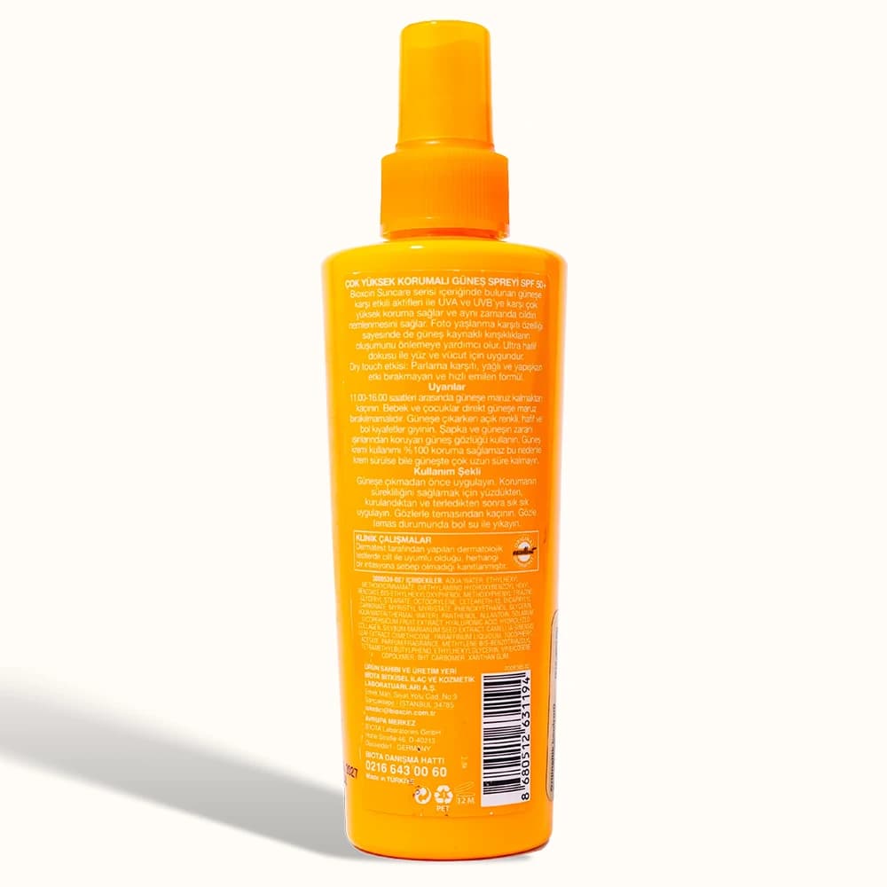اسپری ضد آفتاب +SPF50 بیوکسین مناسب انواع پوست — تصویر ۳