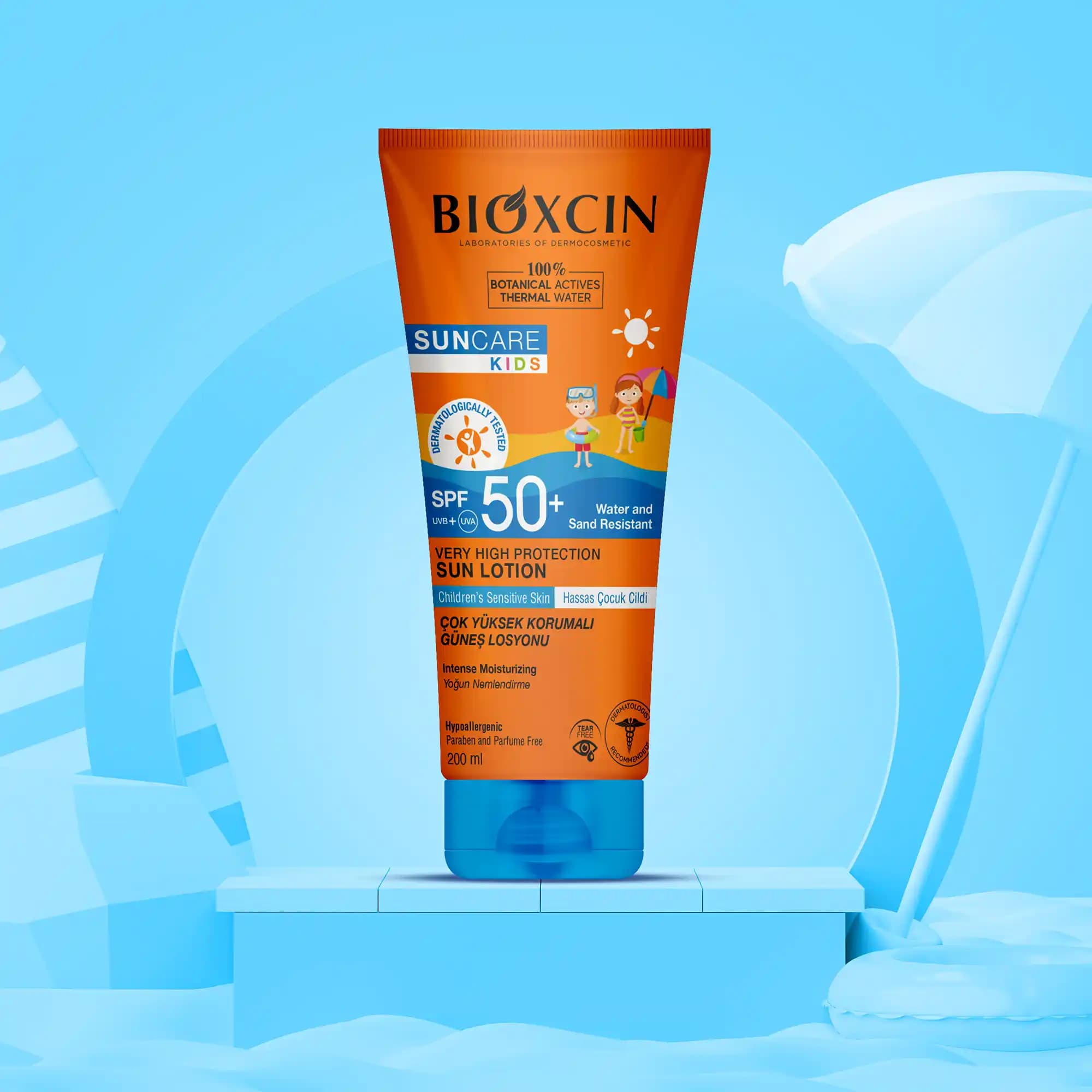 کرم ضد آفتاب کودکان بیوکسین +SPF50 — تصویر ۳