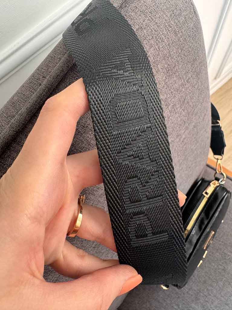 کیف رودوشی مشکی برند PRADA کد 2139 — تصویر ۵