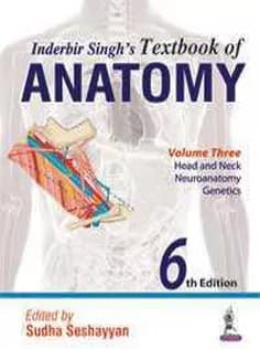 دانلود کتاب Inderbir Singh’s Textbook of Anatomy: Volume 3: Head and Neck, Central Nervous System, Genetics