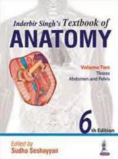 دانلود کتاب Inderbir Singh’s Textbook of Anatomy: Volume 2: Thorax, Abdomen and Pelvis