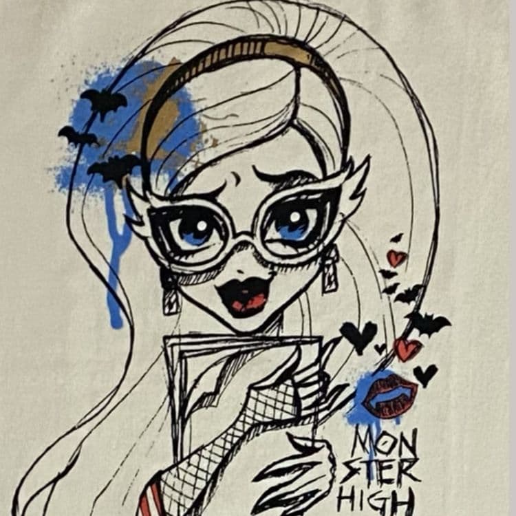 تیشرت آستین بلند بچگانه دخترانه مانستر monster high | کد 3022/00083 — تصویر ۲