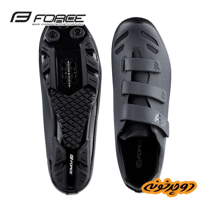 کفش دوچرخه سواری FORCE MTB HERO2 (black) — تصویر ۲