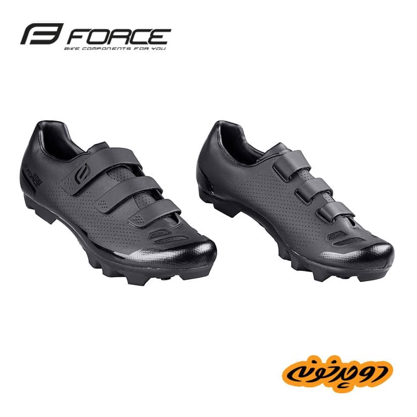 کفش دوچرخه سواری FORCE MTB HERO2 (black) — تصویر ۴