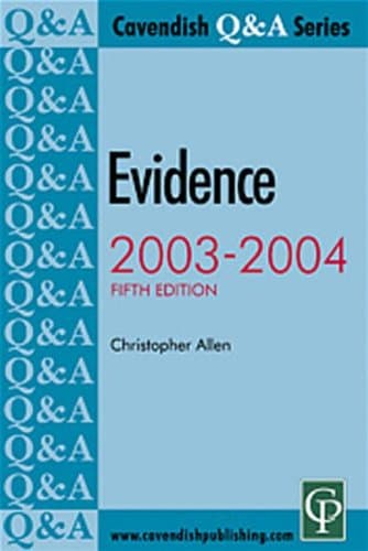 کتاب Evidence: Q & A Series (Q & a Series) نسخه کامل