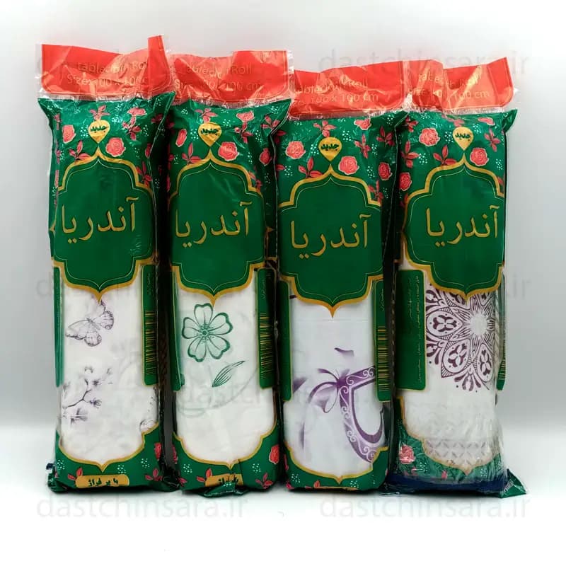 سفره پرفراژ دار طرح و رنگ متنوع آندریا | حدود 400 گرم