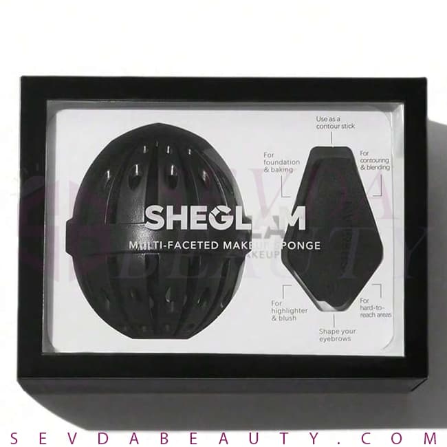 پک اسفنج همه کاره محفظه دار Multi-Faceted شیگلم Black