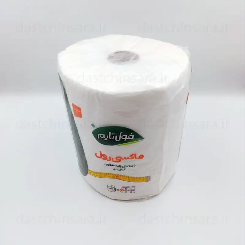 دستمال کاغذی ماکسی رول 70 متری فول تایم (رول بزرگ چند منظوره) — تصویر ۲