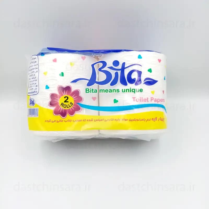 دستمال کاغذی رولی (توالت) 2 عددی بیتا — تصویر ۲