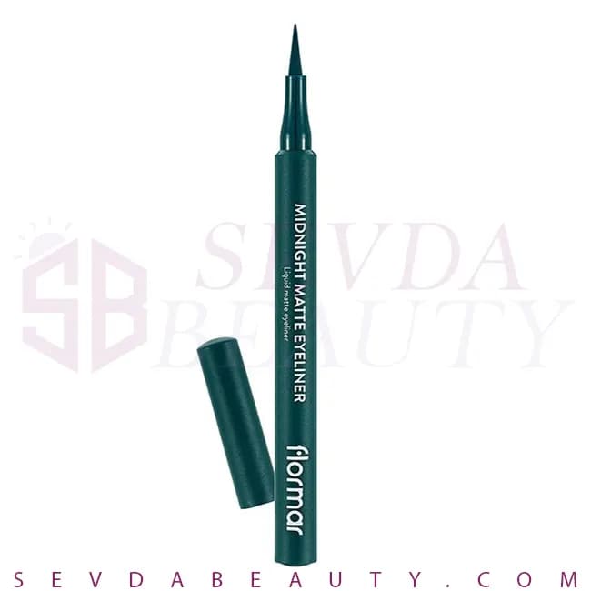 خط چشم ماژیکی رنگی فلورمار Midnight Matte رنگ Green