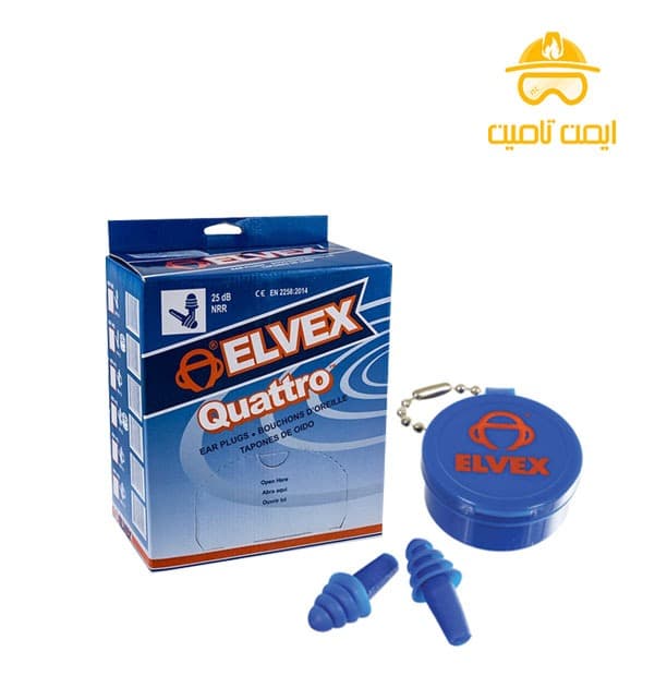 گوشی ایمنی الوکس 4 پله (ELVEX) خارجی- بسته 5 جفتی — تصویر ۲