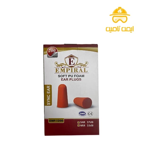 گوش گیر صدا اسفنجی امپیرال مدل EMP-1200(بسته 10 جفتی) — تصویر ۲