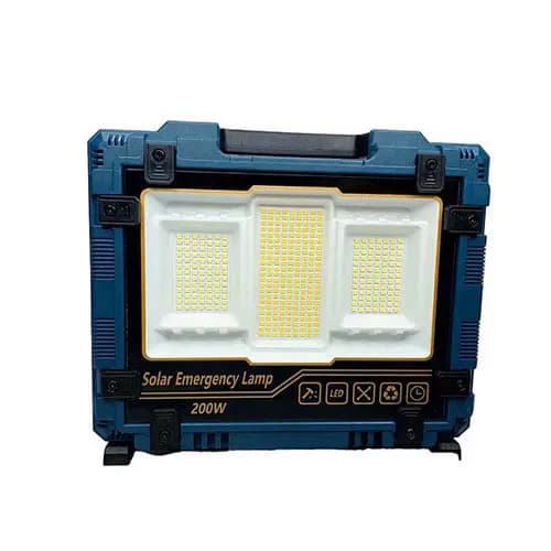 پروژکتور کمپی شارژی خورشیدی 200 وات مدل W8121-1