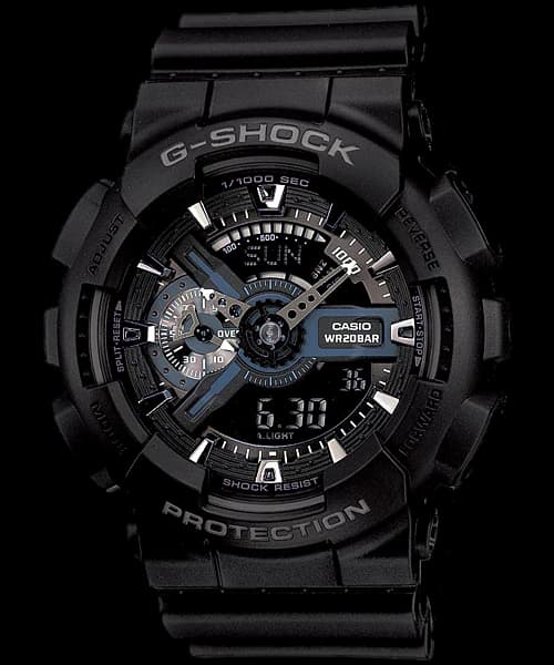 ساعت مچی مردانه کاسیو (CASIO) جی شاک مدل GA-110-1B — تصویر ۷