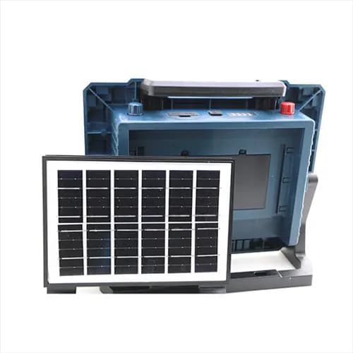 پروژکتور کمپی شارژی خورشیدی 800 وات مدل W8109-3 — تصویر ۳