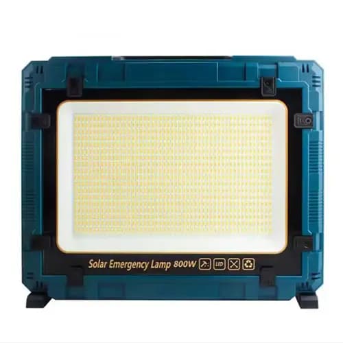 پروژکتور کمپی شارژی خورشیدی 800 وات مدل W8109-3 — تصویر ۲