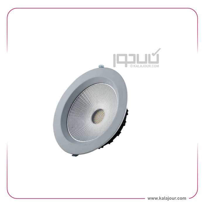 چراغ توکار ۳۰ وات SMD توکاس (بدنه سفید) – پرتو نور توس