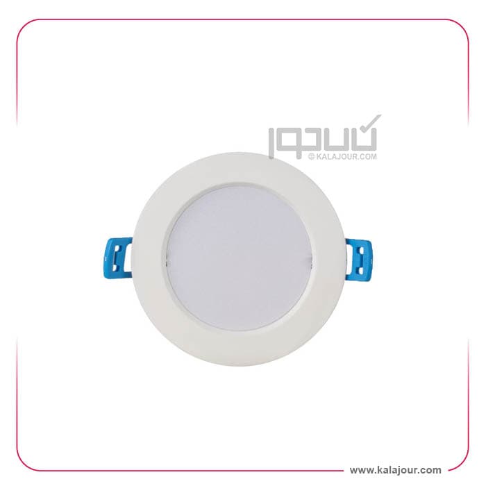چراغ سقفی توکار 30 وات مدل فینو ( بدنه سفید) – پرتو نور توس — تصویر ۲