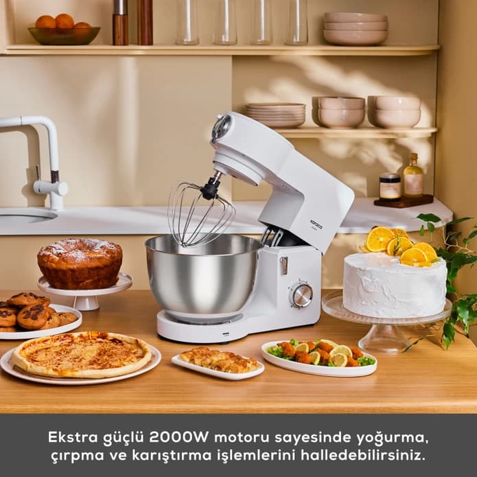 همزن کاسه ای حرفه ای چندکاره کاراجا مدل Multichef Ultra رنگ سفید