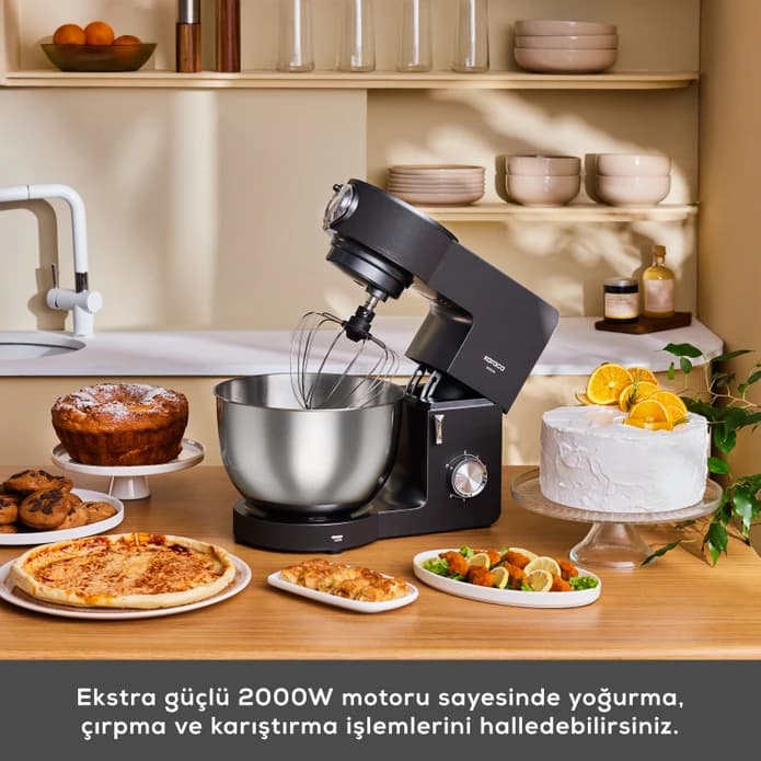 همزن کاسه ای حرفه ای چندکاره کاراجا مدل Multichef Ultra رنگ خاکستری