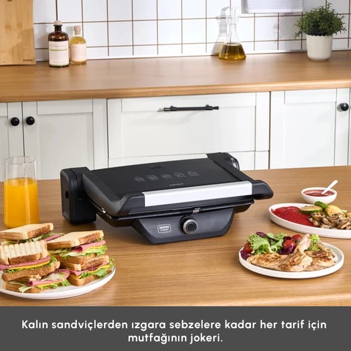گریل و تستر کاراجا مدل گاسترو 6 نفره مشکی مات