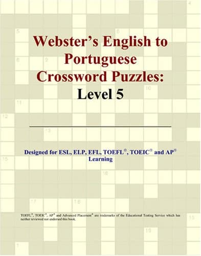 کتاب Webster’s English to Portuguese Crossword Puzzles: Level 5 نسخه کامل