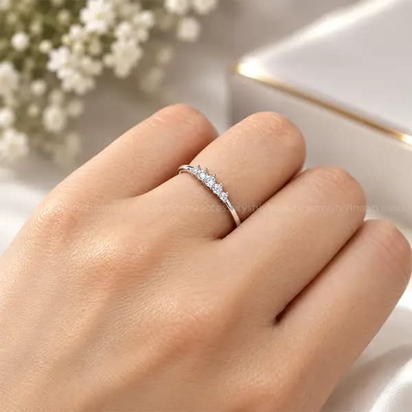 انگشتر زنانه ژوپینگ نگین دار