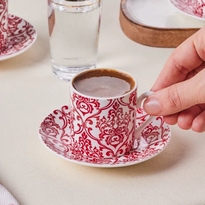 ست قهوه خوری کاراجا مدل 6 نفره مدل Velvet — تصویر ۸