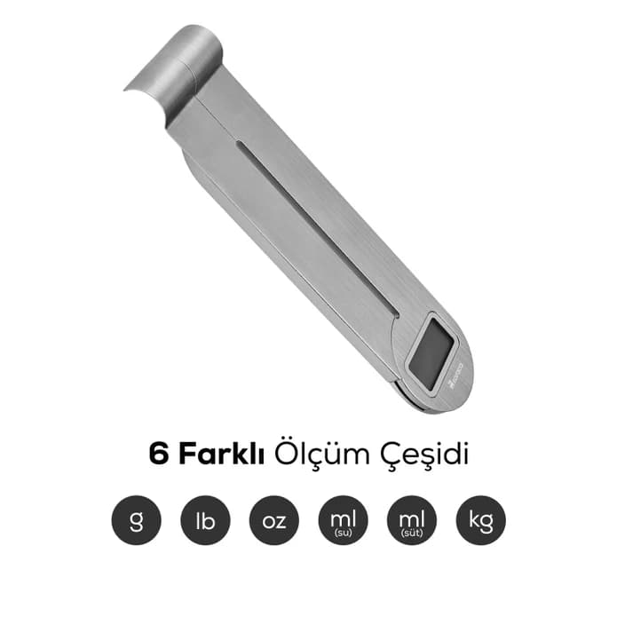 ترازو آشپزخانه کاراجا صفحه دیجیتالی مدل 1001 Gastro Scale — تصویر ۴