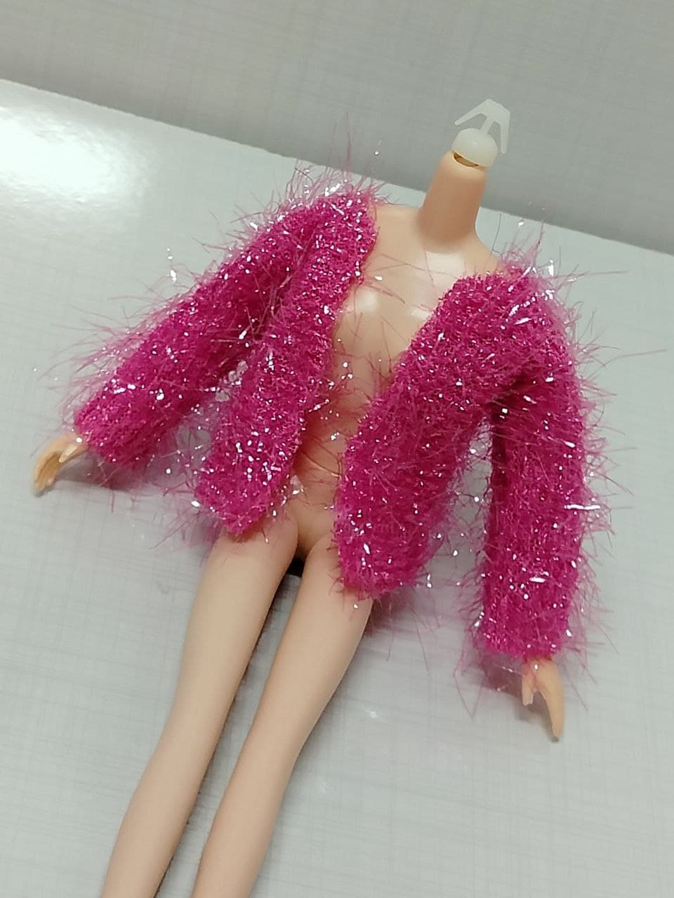 کت عروسک باربی لباس عروسک باربی مجلسی وارداتی — تصویر ۳