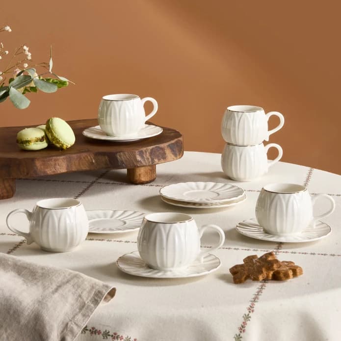 ست قهوه خوری کاراجا مدل 6 نفره مدل Eylül