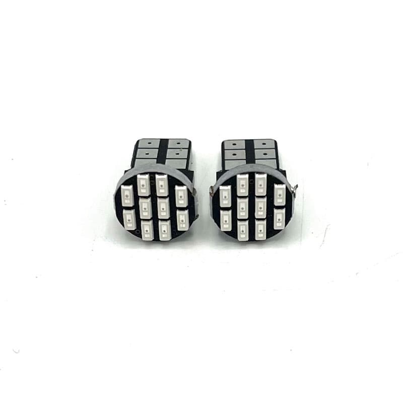 لامپ اس ام دی خودرو مدل 10 SMD نور قرمز بسته دو عددی