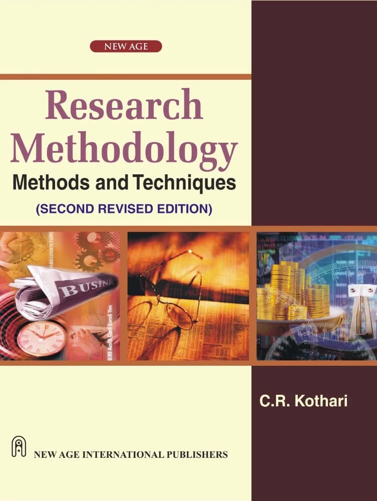 کتاب Research Methodology (روش تحقیق) نسخه انگلیسی PDF | سی. آر. کوتاری (C. R. Kothari)