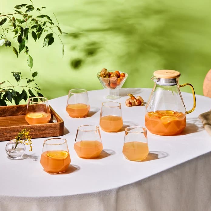 ست لیوان و پارچ کاراجا مدل Savona