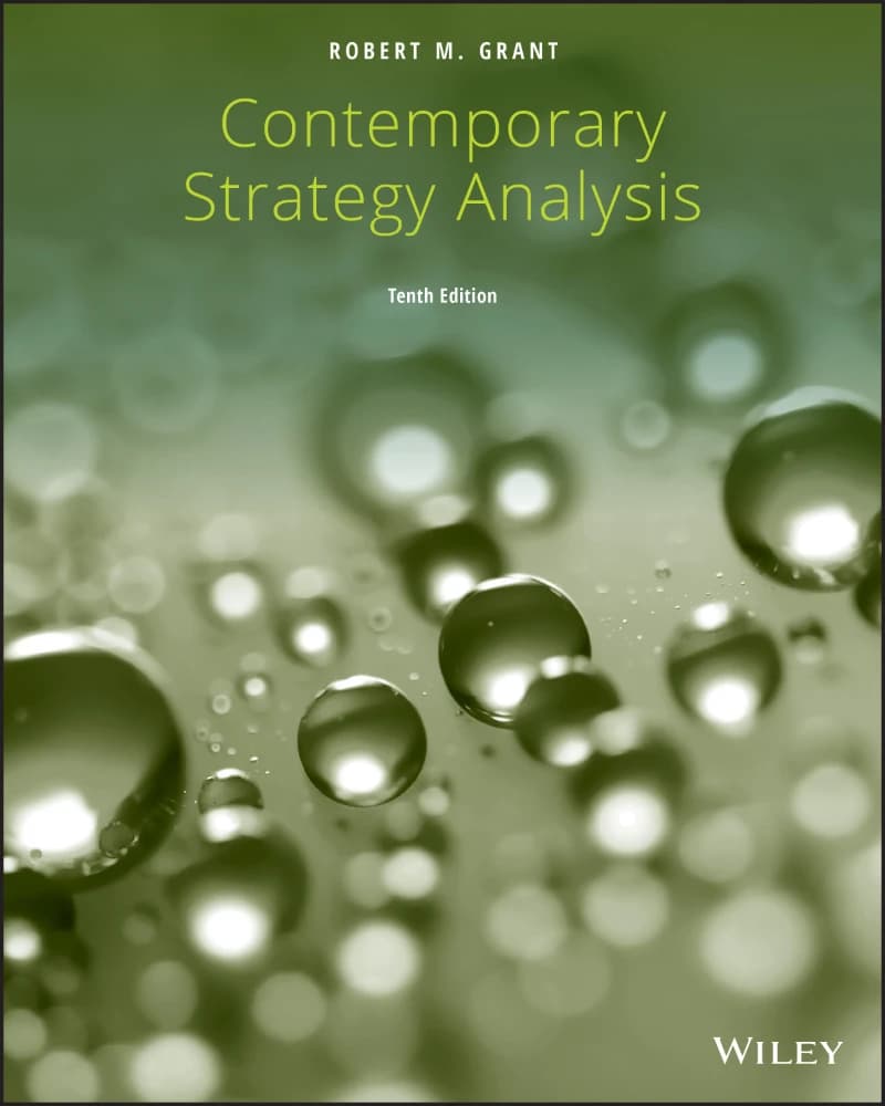 کتاب Contemporary Strategy Analysis (تحلیل استراتژی معاصر) نسخه انگلیسی PDF | رابرت ام. گرانت