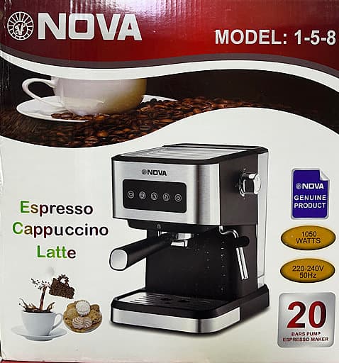 اسپرسوساز صفحه لمسی نوا NOVA 1-5-8 — تصویر ۴