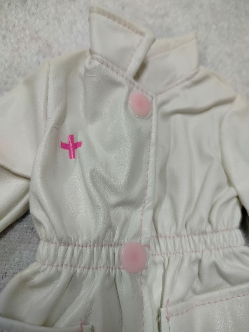 کاپشن چرم عروسک وارداتی برند — تصویر ۷