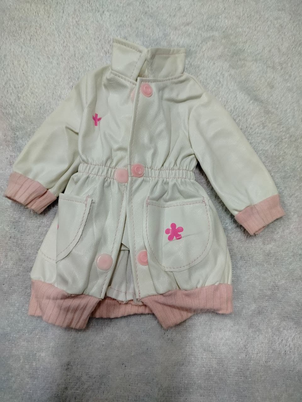 کاپشن چرم عروسک وارداتی برند