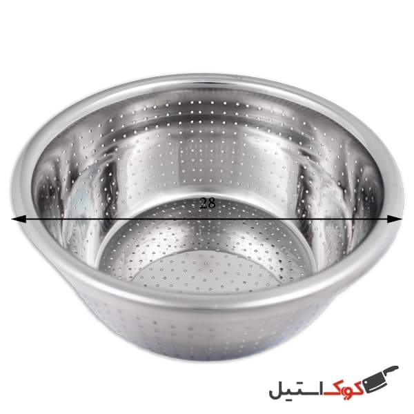 آبکش استیل ورق ضخیم دهنه 28