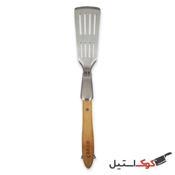 انبر کاردک دسته چوبی برگر BEST