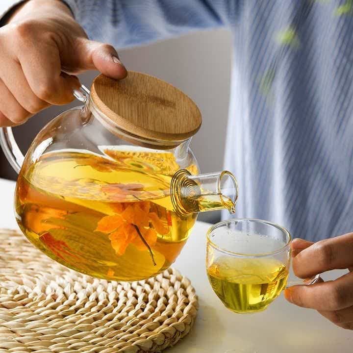 قوری پیرکس درب بامبو 1100 میل