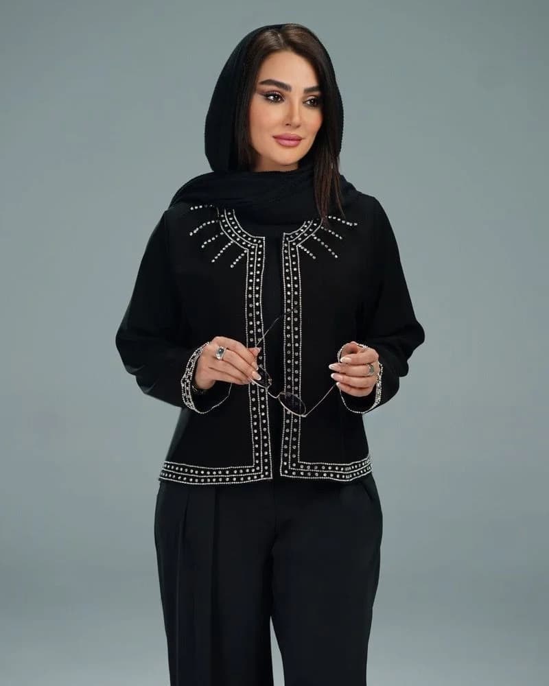 کراپ کت مجلسی مدل رومی