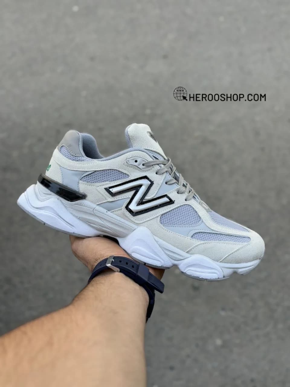 نیوبالانس 9060 / طوسی سفید / TS — تصویر ۶